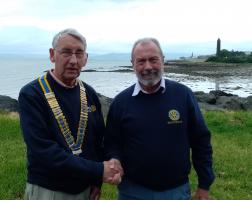 Handover Alex to Norman, Largs Pencil.
